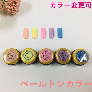 【カラー変更可】ペールトンカラージェル ジェルネイル(カラージェル)