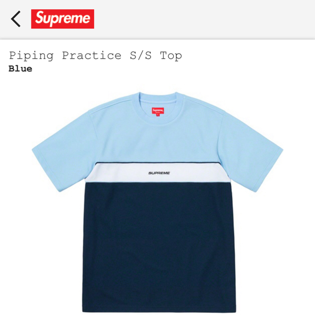 期間限定価格！supreme 19ss week12 Tシャツ L ブルー 1