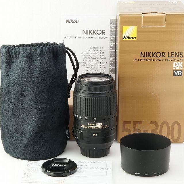 スマホ/家電/カメラ欠品なし★ Nikon 望遠レンズ AF-S 55-300mm VR DX