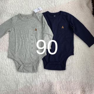 ベビーギャップ(babyGAP)の新品 GAP くまさんボディスーツ 90cm(下着)