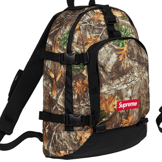 Supreme backpack  木の葉柄