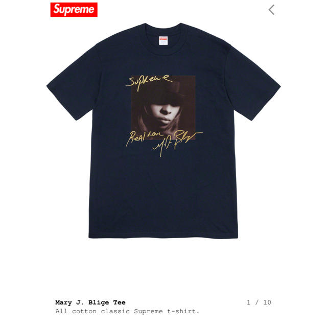 Tシャツ/カットソー(半袖/袖なし)SUPREME 19AW Mary J. Blige Tee