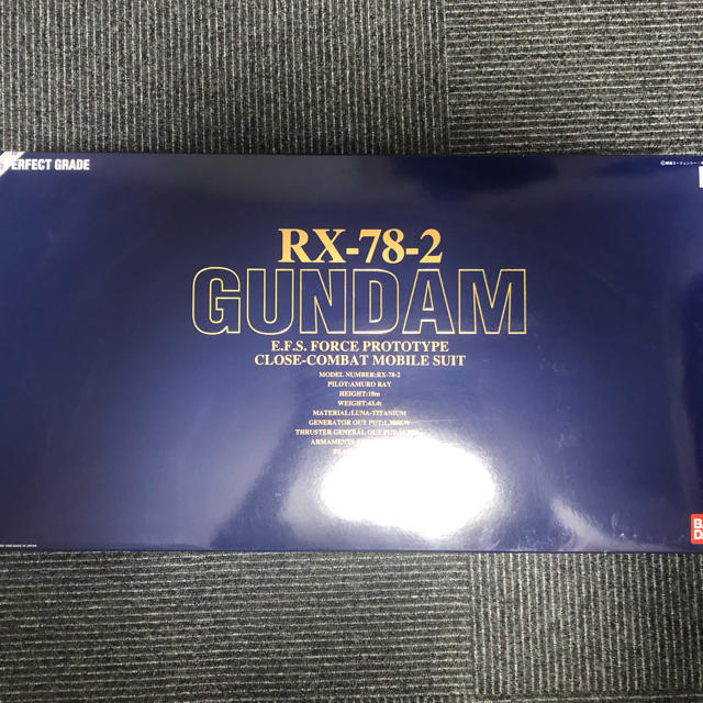 【刹那様ご購入予】ガンプラ PG RX-78-2 パーフェクトグレード ガンダム エンタメ/ホビーのおもちゃ/ぬいぐるみ(模型/プラモデル)の商品写真