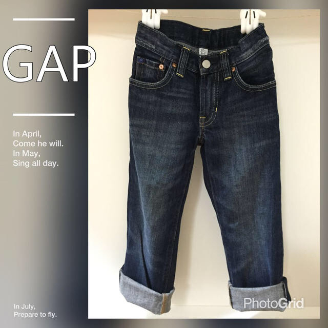 GAP Kids(ギャップキッズ)のれんぴ様    GAPデニムストレート キッズ/ベビー/マタニティのキッズ服男の子用(90cm~)(パンツ/スパッツ)の商品写真