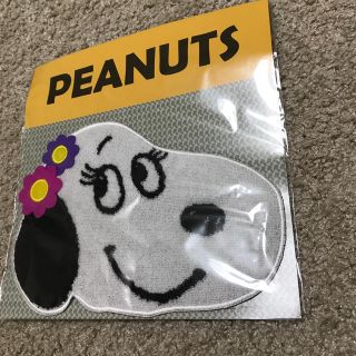 ピーナッツ(PEANUTS)の新品 ダイカット タオル オハナベル スヌーピー   (キャラクターグッズ)