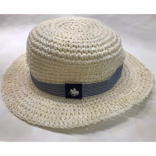 ポロラルフローレン(POLO RALPH LAUREN)の☆POLO Baby帽子☆48cm サマーハット 麦わら帽子(帽子)