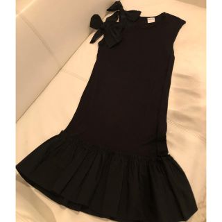 レッドヴァレンティノ(RED VALENTINO)のレッドヴァレンティノ☆ショルダーリボンドレス(ひざ丈ワンピース)