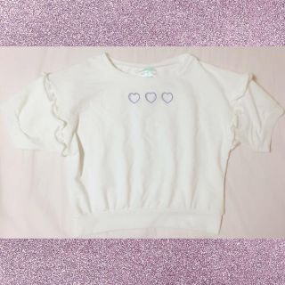 バブルス(Bubbles)のBUBBLES♥ハートくり抜きトップス(カットソー(半袖/袖なし))