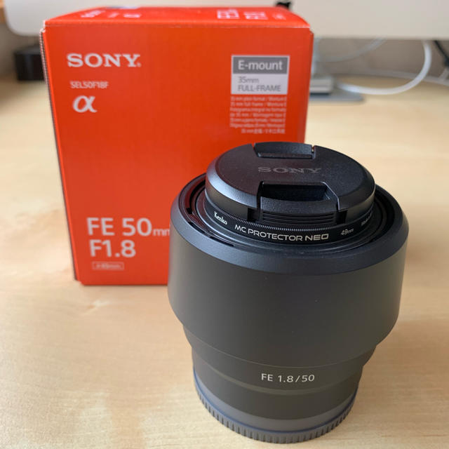 SONY(ソニー)のSONY ソニー FE 50mm F1.8　SEL50F18F　Eマウント 美品 スマホ/家電/カメラのカメラ(レンズ(単焦点))の商品写真