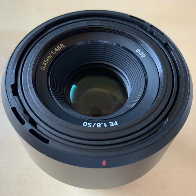 SONY(ソニー)のSONY ソニー FE 50mm F1.8　SEL50F18F　Eマウント 美品 スマホ/家電/カメラのカメラ(レンズ(単焦点))の商品写真