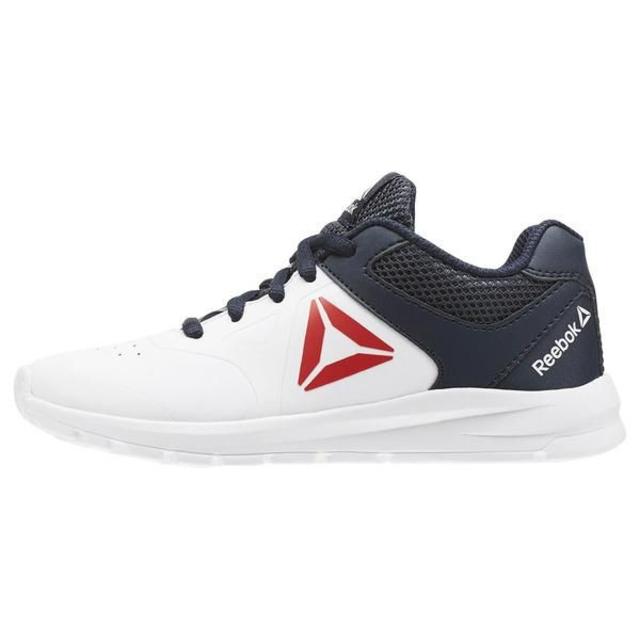 Reebok(リーボック)のReebok ラッシュランナー 21.0cm 白 ホワイト 紺 リーボック キッズ/ベビー/マタニティのキッズ靴/シューズ(15cm~)(スニーカー)の商品写真