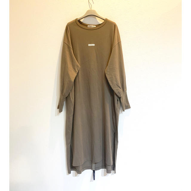 AMERICANA 19SS バックジップ ボリュームスリーブワンピース ☆美品