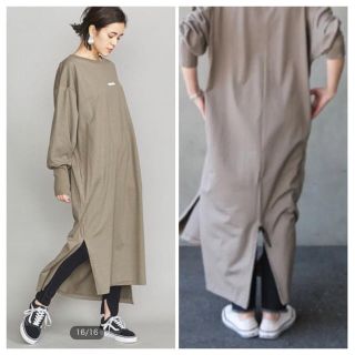 AMERICANA 19SS バックジップ ボリュームスリーブワンピース 美品