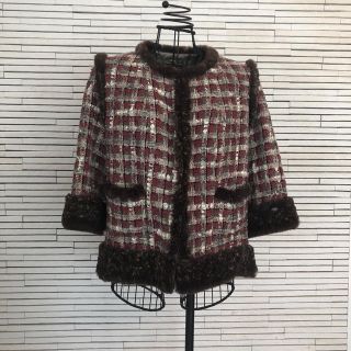 シャネル(CHANEL)のシャネル ジャケット(ノーカラージャケット)