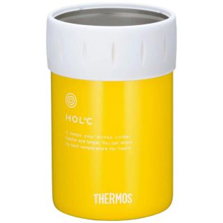 サーモス(THERMOS)のTHERMOS 保冷缶ホルダー イエロー(日用品/生活雑貨)