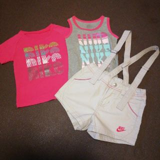 ナイキ(NIKE)の【美品】NIKE　3点セット　size110(Tシャツ/カットソー)