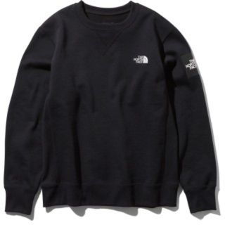 ザノースフェイス(THE NORTH FACE)のノースフェイス スクエアロゴクルー NT61931 K 黒 ブラック L 秋冬(スウェット)