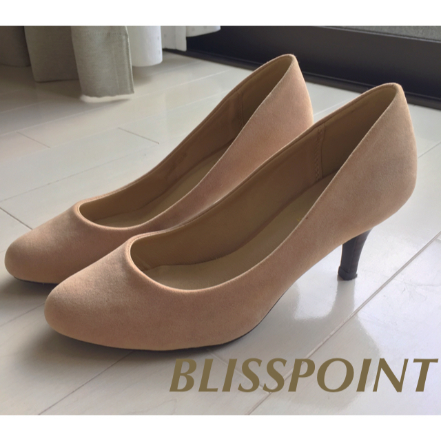 BLISS POINT(ブリスポイント)の☆最終値下げ☆ BLISSPOINT スエード パンプス ヒール 23cm  レディースの靴/シューズ(ハイヒール/パンプス)の商品写真