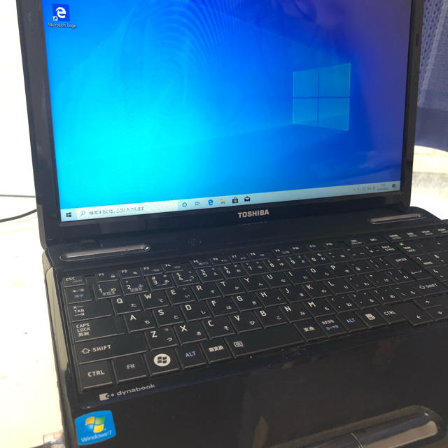 東芝(トウシバ)の高速SSD  Windows10. 東芝 T350 スマホ/家電/カメラのPC/タブレット(ノートPC)の商品写真