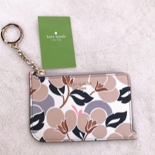 ケイトスペードニューヨーク(kate spade new york)の新品ケイトスペード キーリング付きパスケース(名刺入れ/定期入れ)