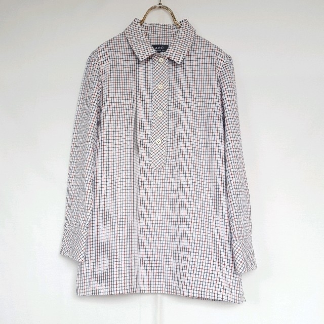 A.P.C(アーペーセー)の★A.P.C. プルオーバー チェックシャツ レディースのトップス(シャツ/ブラウス(長袖/七分))の商品写真