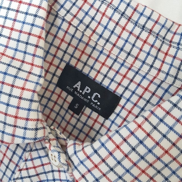 A.P.C(アーペーセー)の★A.P.C. プルオーバー チェックシャツ レディースのトップス(シャツ/ブラウス(長袖/七分))の商品写真