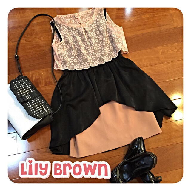 Lily Brown(リリーブラウン)のLily Brown♡ワンピース レディースのワンピース(ミニワンピース)の商品写真