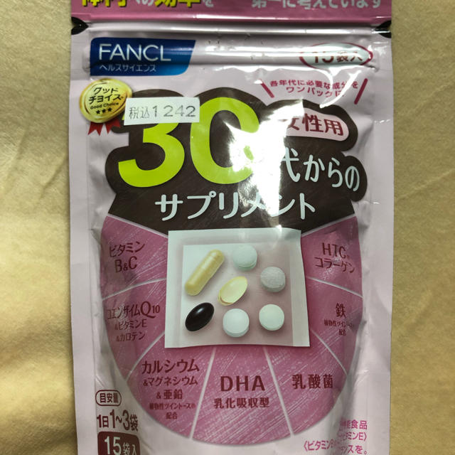 FANCL 30代からのサプリ ファンケル FANCL 15袋入 女性用 未使用未開封品の通販 by paypayフリマにて格安出品して