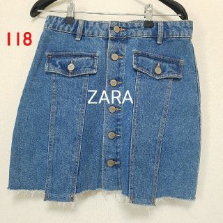 ザラ(ZARA)の118♡ZARA デニムスカート(ミニスカート)