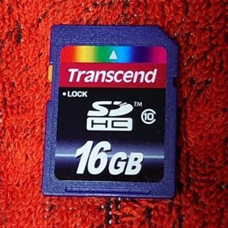 トランセンド(Transcend)のSDHCカード 16GB class10 トランセンド 中古品(PC周辺機器)