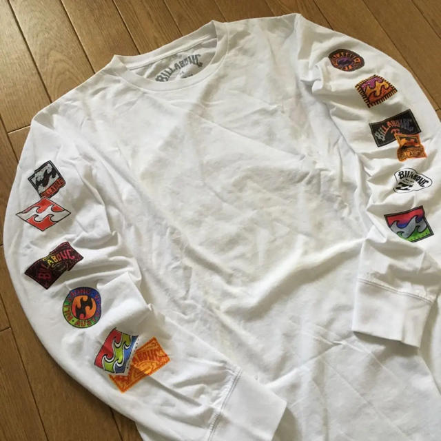 billabong(ビラボン)の新品!未使用‼︎ Billabong80‘sスリーブプリントロンT size M メンズのトップス(Tシャツ/カットソー(七分/長袖))の商品写真