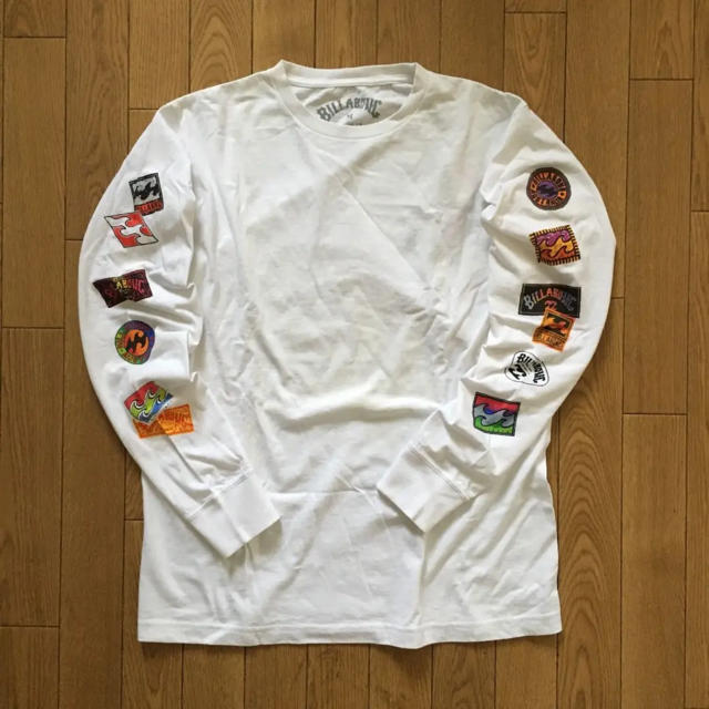 billabong(ビラボン)の新品!未使用‼︎ Billabong80‘sスリーブプリントロンT size M メンズのトップス(Tシャツ/カットソー(七分/長袖))の商品写真