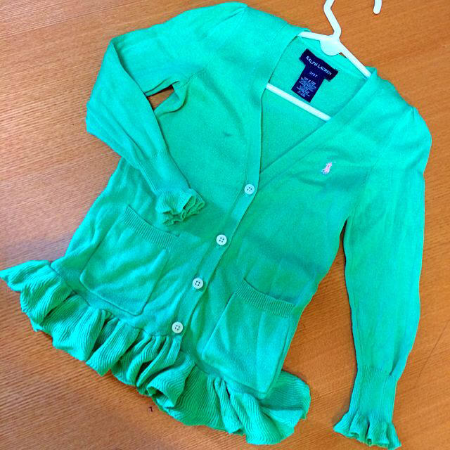 Ralph Lauren(ラルフローレン)の訳あり ラルフローレン カーディガン キッズ/ベビー/マタニティのキッズ服女の子用(90cm~)(カーディガン)の商品写真