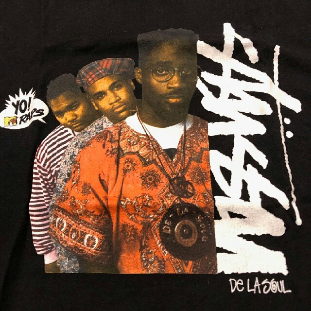 STUSSY(ステューシー)のSTUSSY×DELASOUL×yo!MTVRAPSコラボTシャツ メンズのトップス(Tシャツ/カットソー(半袖/袖なし))の商品写真