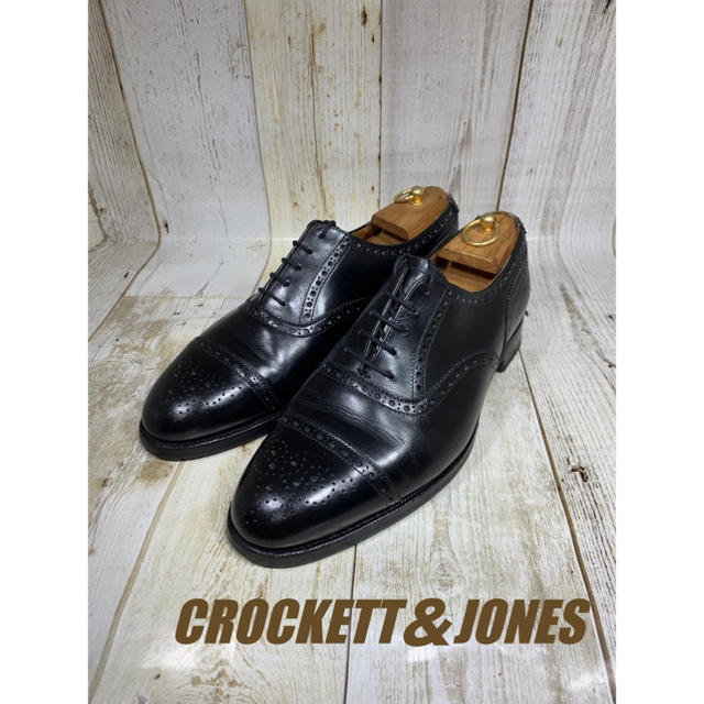 Crockett&Jones(クロケットアンドジョーンズ)のクロケットアンドジョーンズ セミブローグ UK7H 26cm メンズの靴/シューズ(ドレス/ビジネス)の商品写真