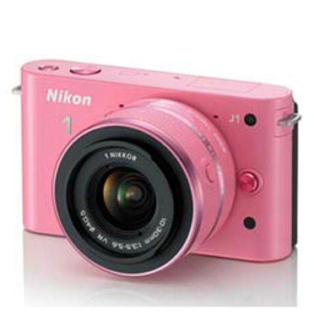 Nikon(ニコン)のnikon j1 ピンク スマホ/家電/カメラのカメラ(ミラーレス一眼)の商品写真