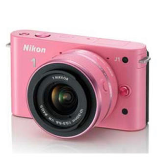 ニコン(Nikon)のnikon j1 ピンク(ミラーレス一眼)
