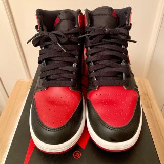 ナイキ(NIKE)のAIR JORDAN 1 RETRO HIGH OG［BRED BANNED］(スニーカー)