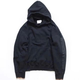 サンシー(SUNSEA)のstein 19aw パーカー black ブラック M フーディ(パーカー)