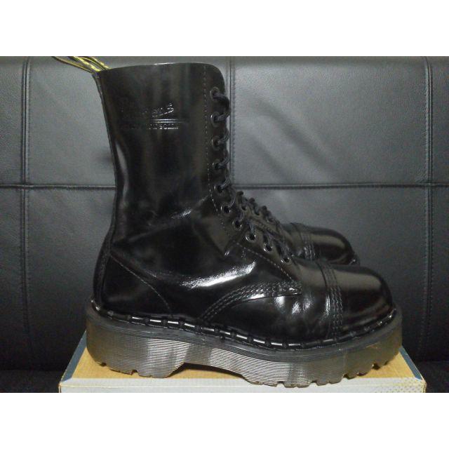 Dr.Martens 英国製 クレイジーボム UK7 厚底 10ホール - ブーツ