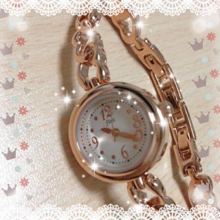 ブルーブルーエ(Bleu Bleuet)の値下げ！ブルーブルーエ*ハートの腕時計♡(腕時計)
