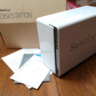 値下げしました ☆美品USED Synology DS218j +3TB×2(PC周辺機器)