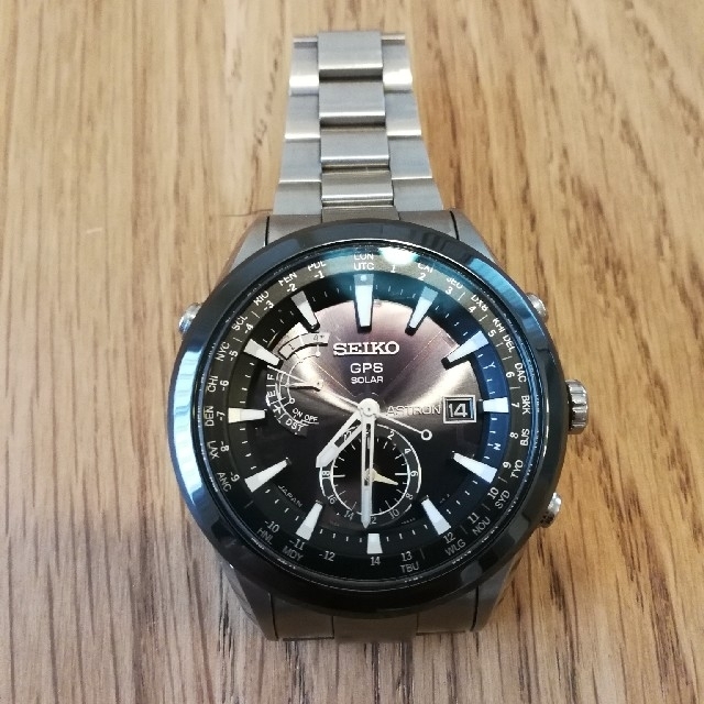 SEIKO(セイコー)の【美品】SEIKO アストロン　デュアルタイム チタン SBXA003　7X52 メンズの時計(腕時計(アナログ))の商品写真