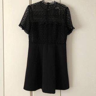 ザラ(ZARA)のZARAレースワンピース(ひざ丈ワンピース)