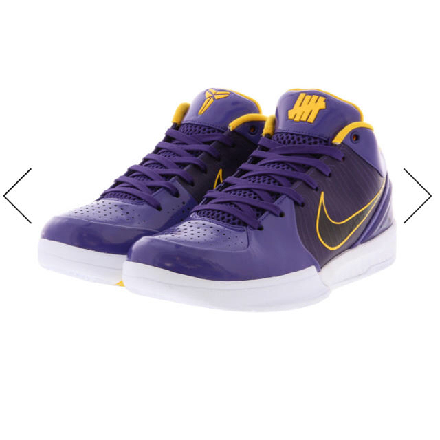 NIKE(ナイキ)のUNDEFEATED×NIKE KOBE IV PROTRO PE Lakers メンズの靴/シューズ(スニーカー)の商品写真