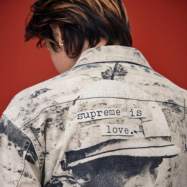 ジャケット/アウターSupreme Is Love Denim Work Jacket TAN