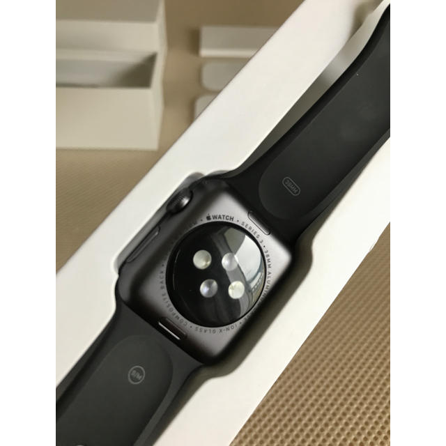 Apple WATCH SERIES 3 38mm ブラックの通販 by たぬき's shop｜アップルウォッチならラクマ Watch - ☆美品☆APPLE NEW新品