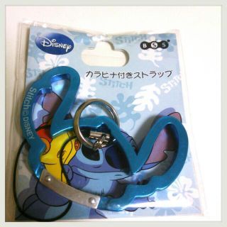 ディズニー(Disney)のスティッチ カラビナ付きストラップ(キーホルダー)