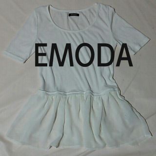 エモダ(EMODA)のEMODAペプラムトップス♡(カットソー(半袖/袖なし))