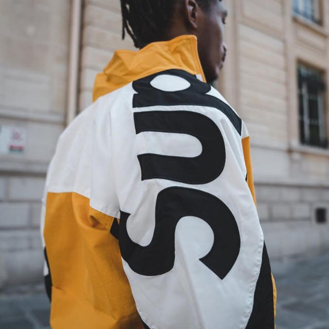 Shoulder Logo Track Jacket yellow S